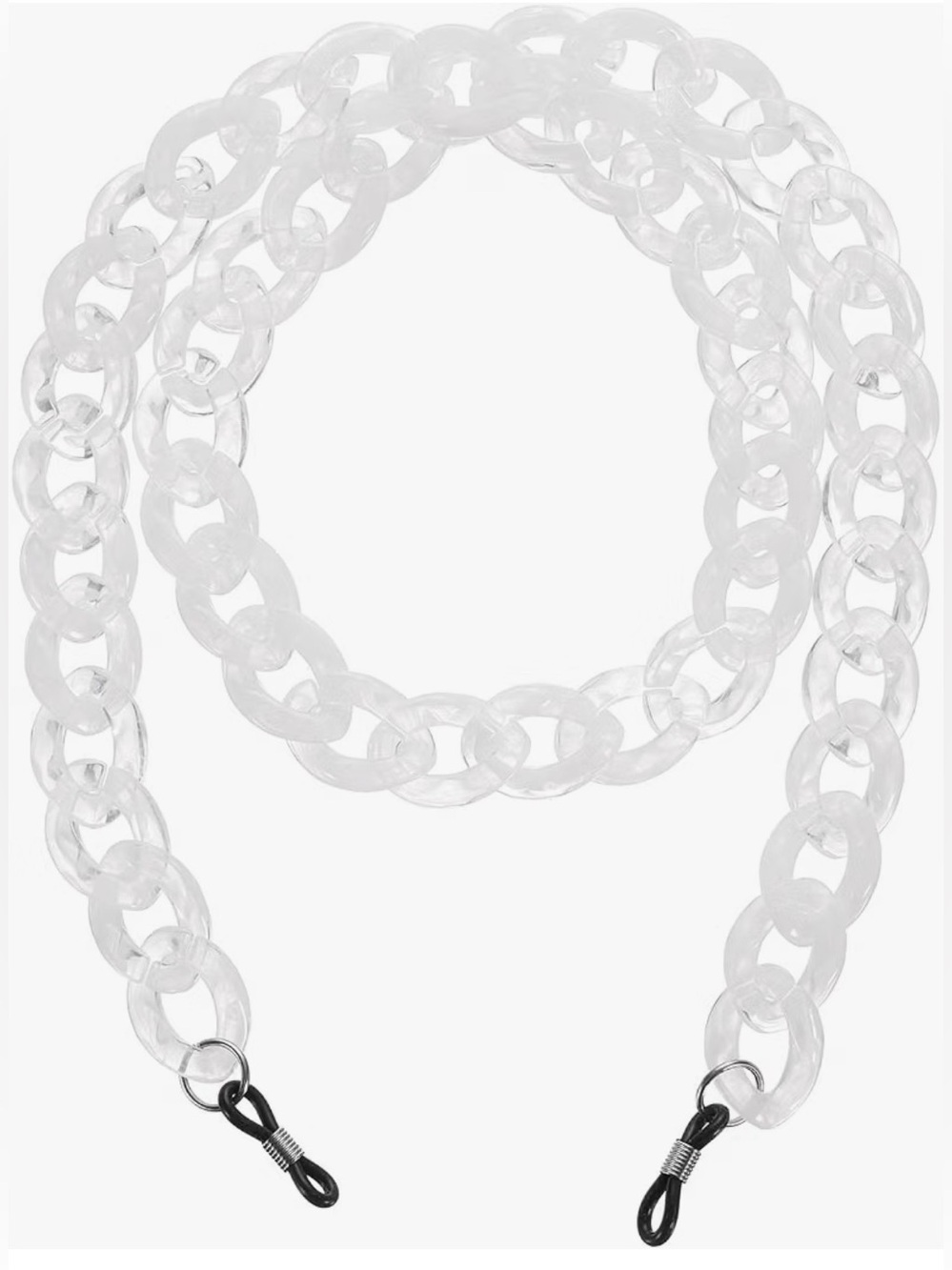 Clear Acrylic Chain Eyewear Holder - Women Jewelry